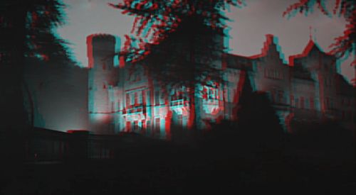 Schloss Chelford in der Nacht...